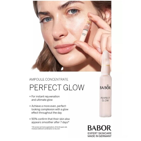 Babor Ampoule Concentrate Perfect Glow, Smooth, Radiant, NEW - Sample 2 ml. - Picture 5 of 11
